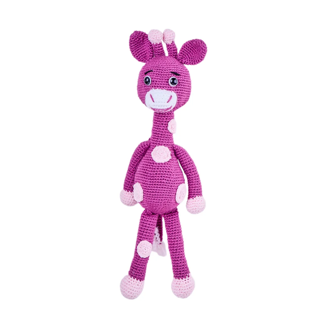 Amigurumi Mor Zürafa