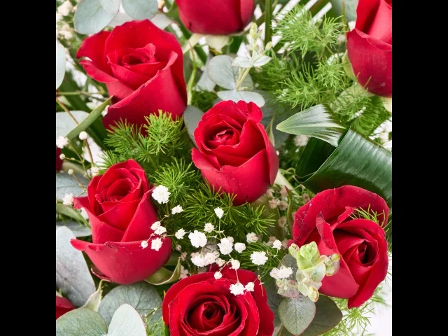 Crystal Red Roses - 3