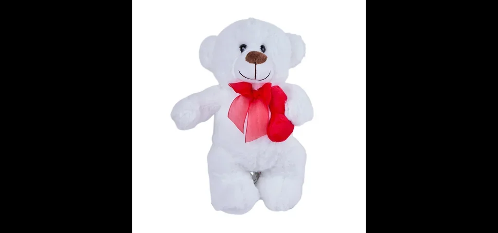 Beyaz Peluş Ayıcık (30 cm)