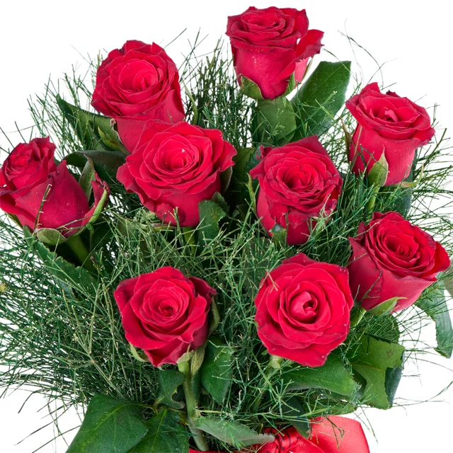 Vazoda 9’lu Kırmızı Gül - 2