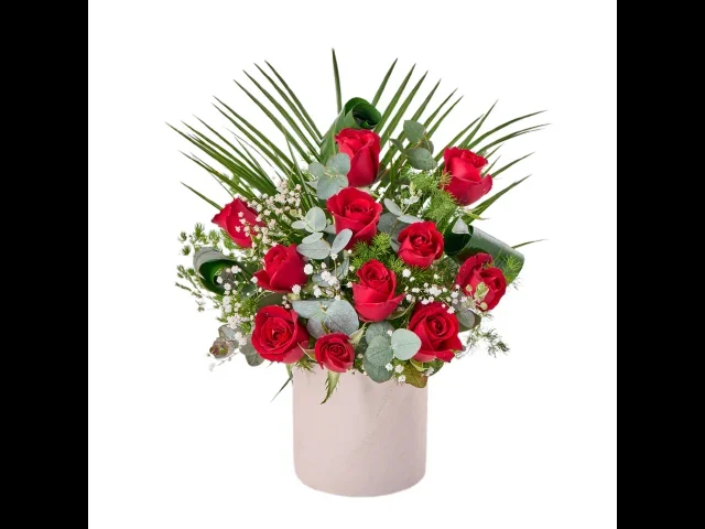 Crystal Red Roses