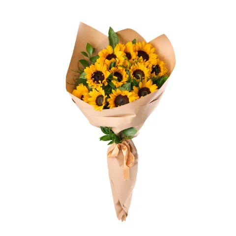 11'li Ayçiçeği Buketi