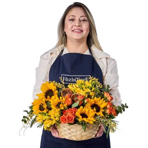 Maison Soleil Hasır Sepet