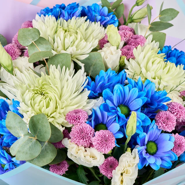 Blue Amour Çiçek Buketi - 3