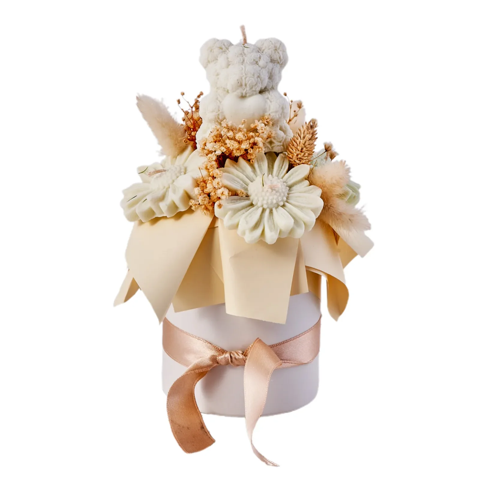 Yellow Bear Tasarım Mum Kutusu