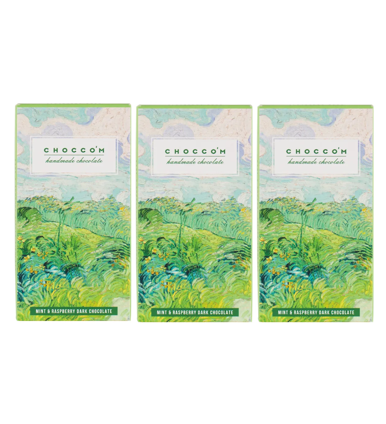 Choccom Nane & Ahududu Bitter Çikolata 3'lü Set - 7