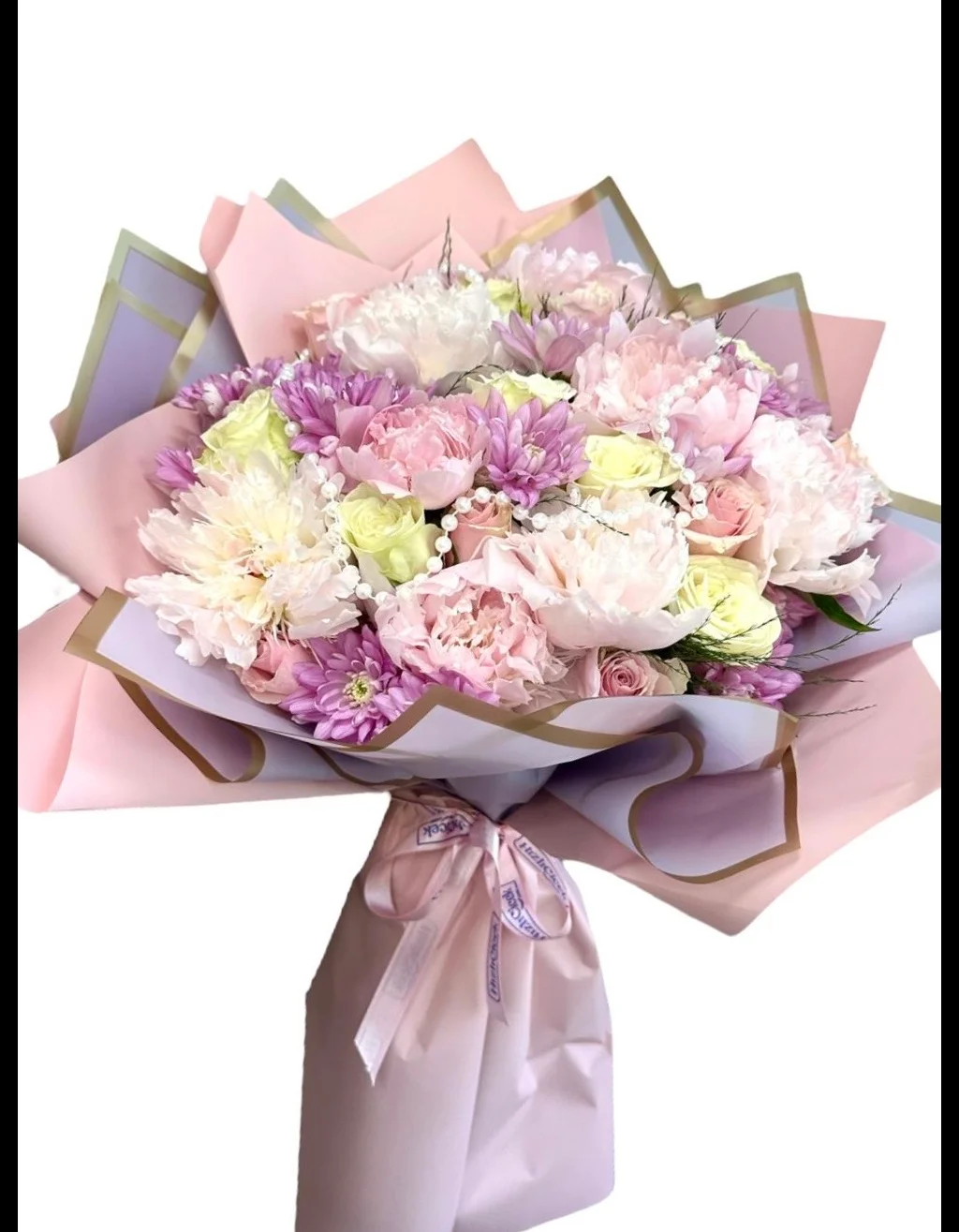 Pink Pearl Şakayık Buketi - 4