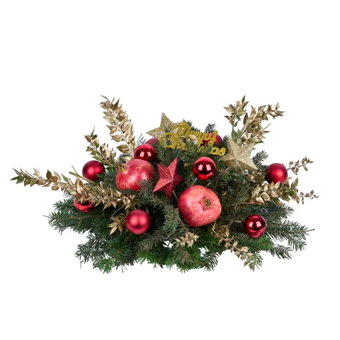 Golden Red Masa Aranjmanı