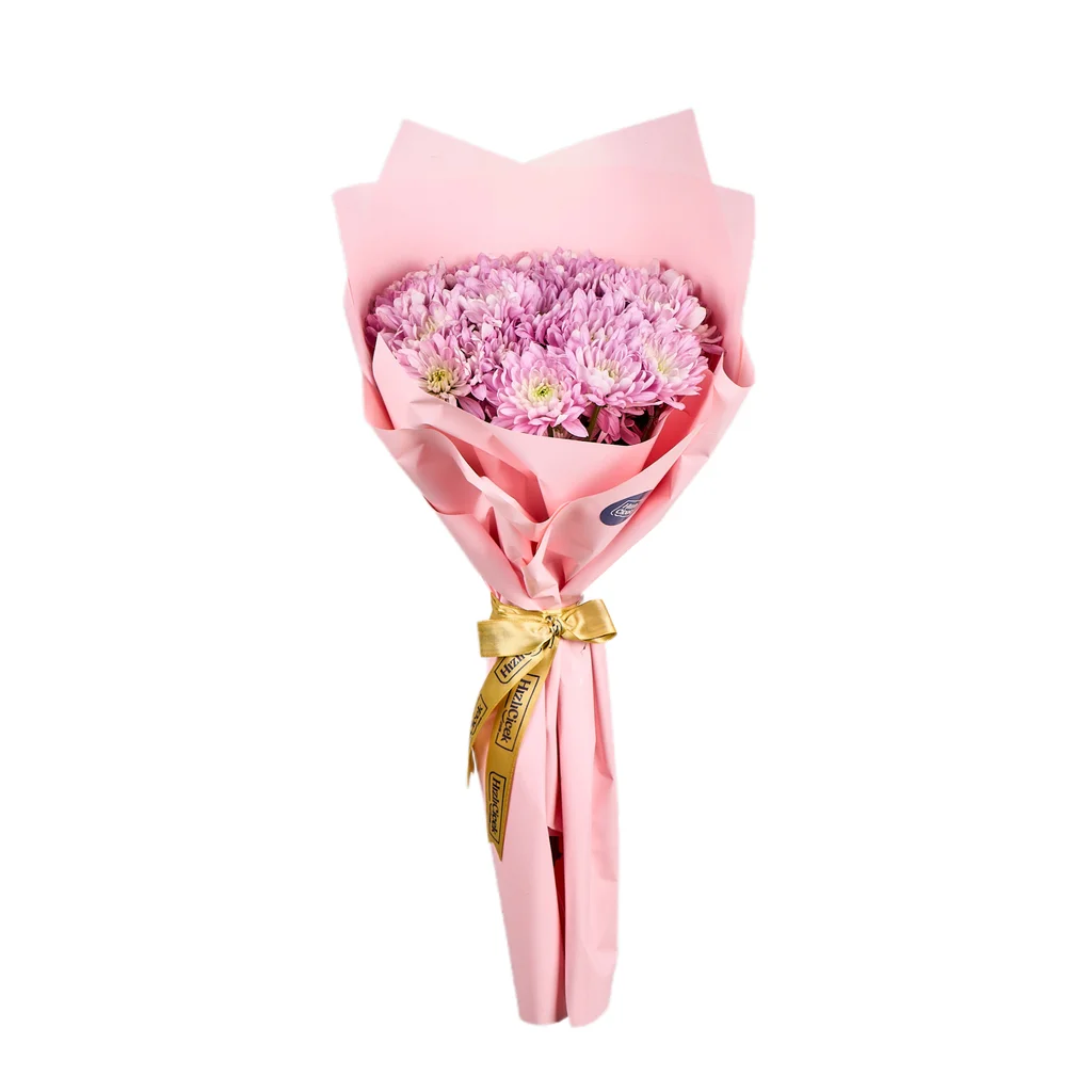 Pembe Krizantem Buketi