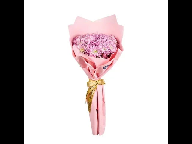 Pembe Krizantem Buketi