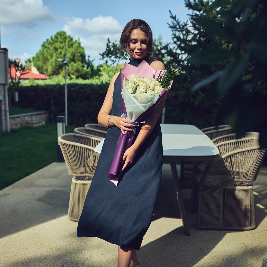 Beyaz Gül Buketi - 4