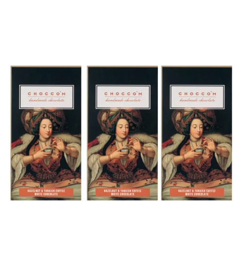Choccom Beyaz Çikolata 3'lü Set