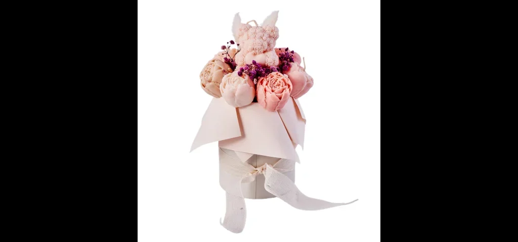 Purple Bear Tasarım Mum Kutusu