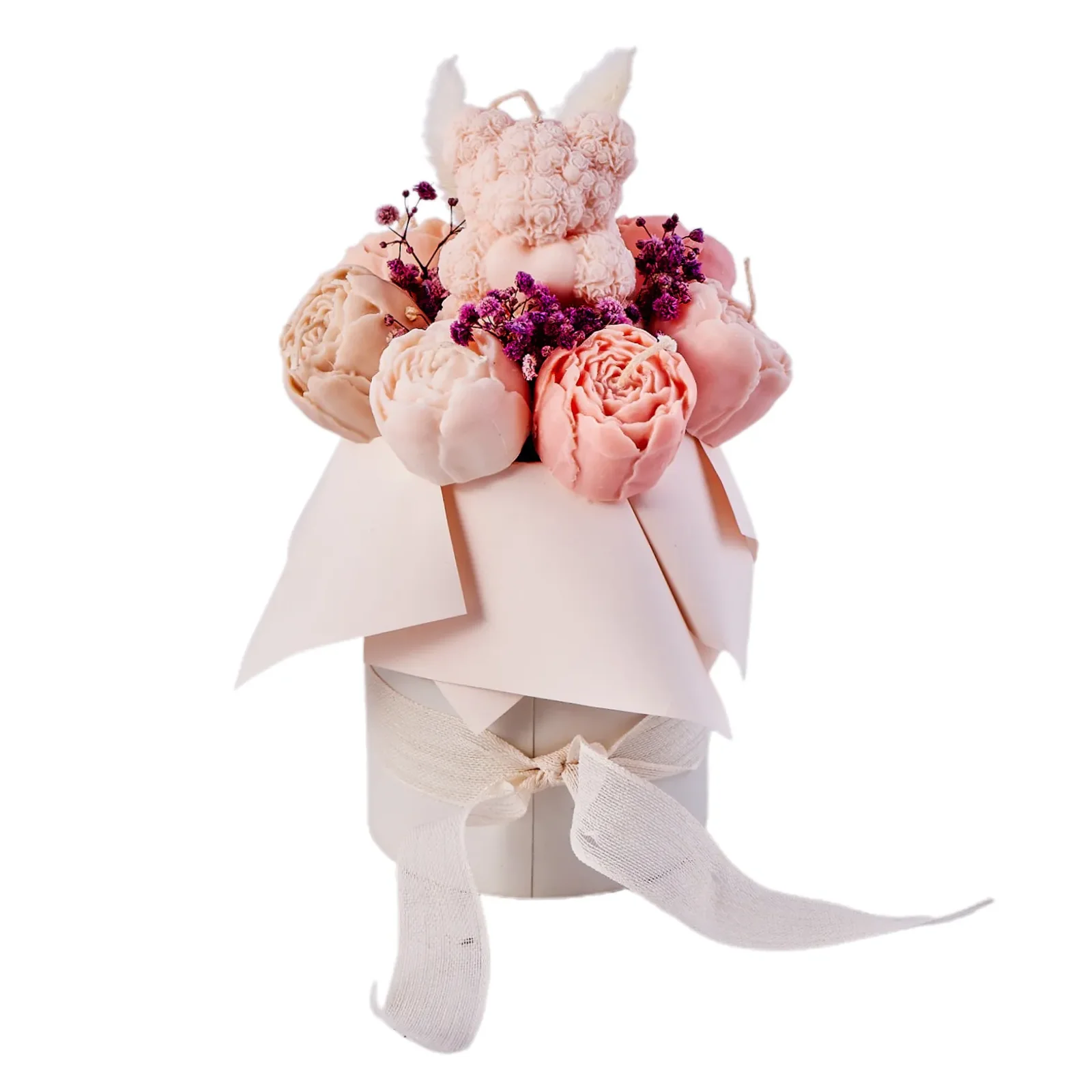 Purple Bear Tasarım Mum Kutusu