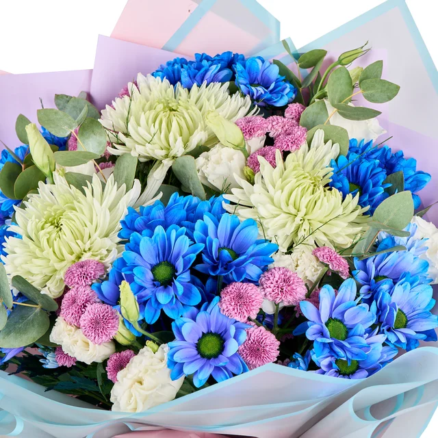 Blue Amour Çiçek Buketi - 2