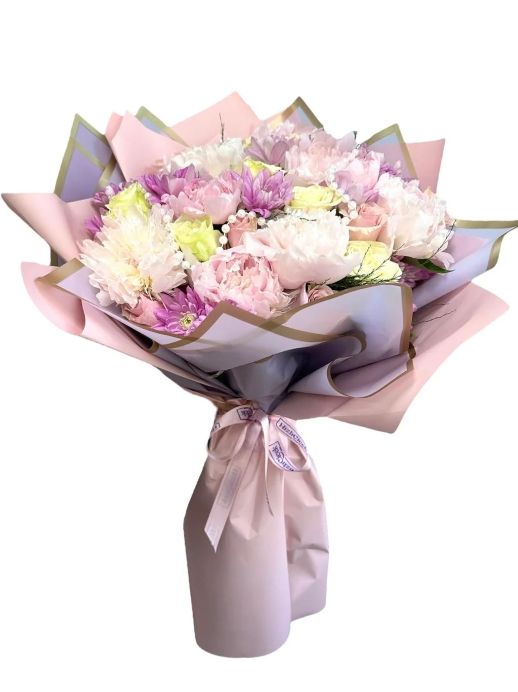 Pink Pearl Şakayık Buketi - 3