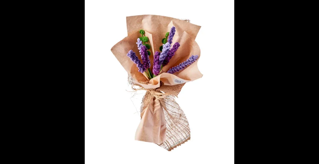 El Örgüsü Lavanta Buketi