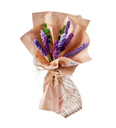 El Örgüsü Lavanta Buketi