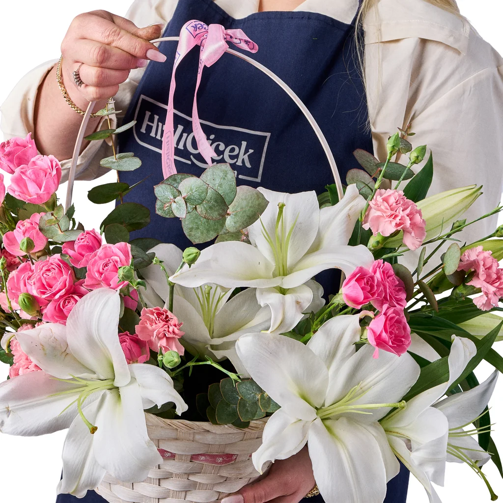 Blush Garden Hasır Sepet - 4