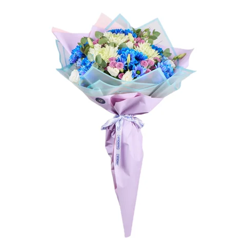 Blue Amour Çiçek Buketi