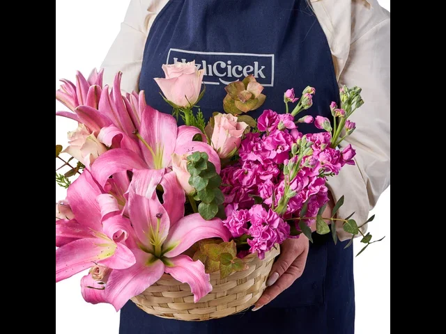 Pink Lilyum Basket - 2