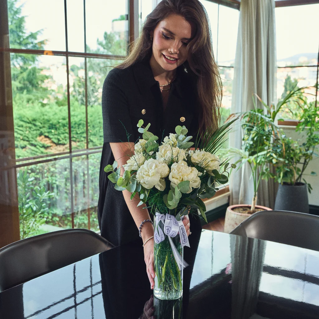 Vazoda Beyaz Şakayık