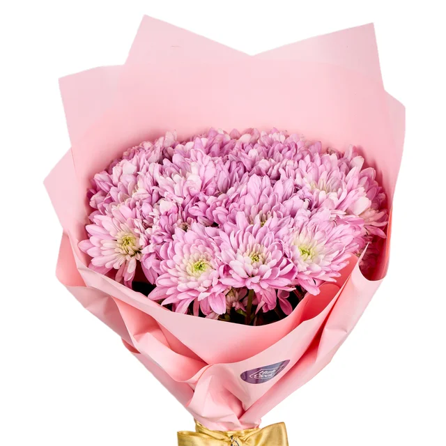 Pembe Krizantem Buketi - 2