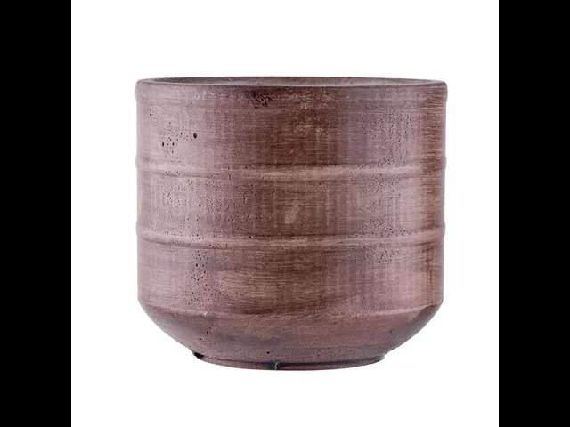 Kahverengi Beton Saksı
