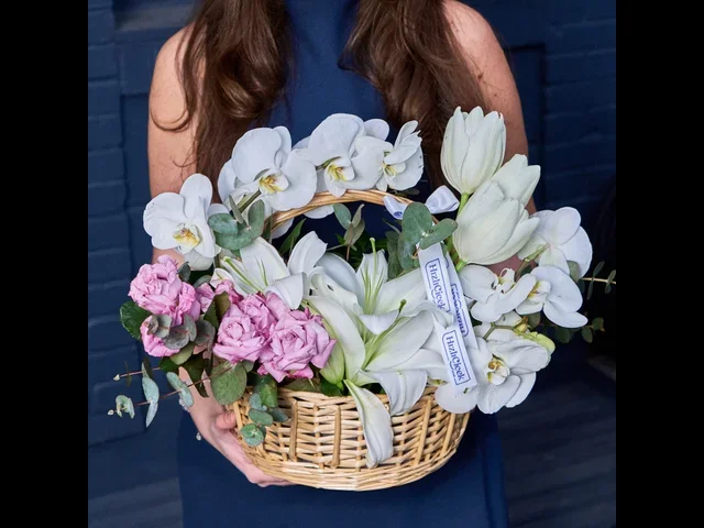 Lily & Orchid Deluxe Basket - 3