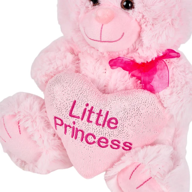 Little Princess Pembe Peluş Ayıcık - 2