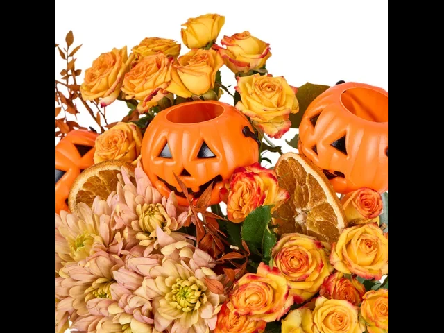 Pumpkin Witch Halloween Aranjmanı - 2