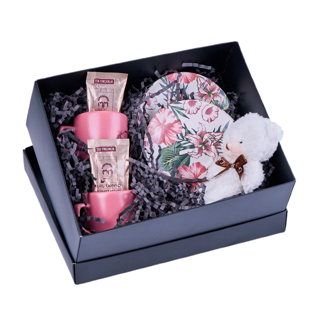Kahve Fincanlı Hediye Kutusu