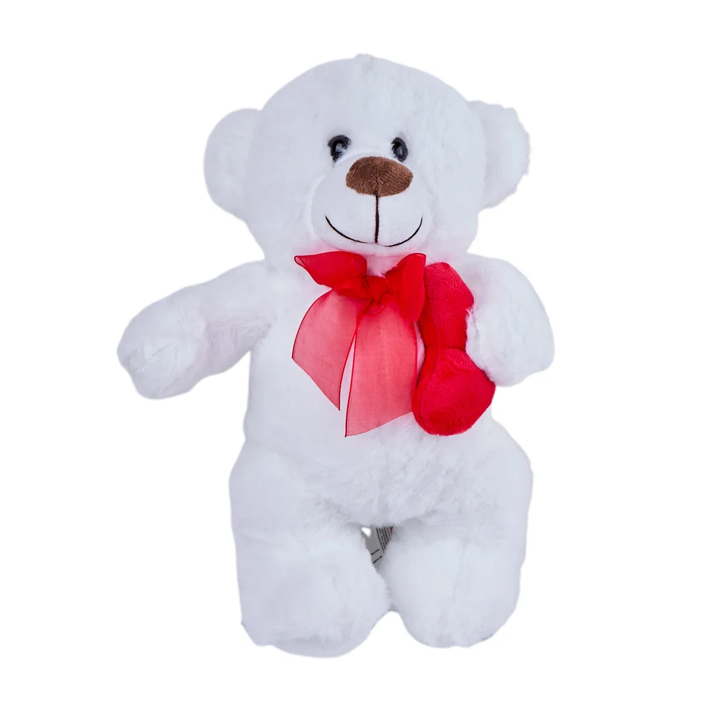 Peluş Ayıcık Beyaz (30 cm)
