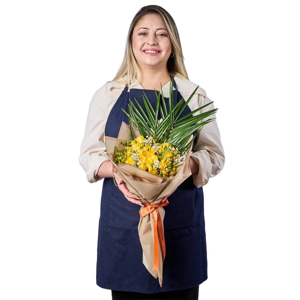 Sarı Frezya Buketi - 3