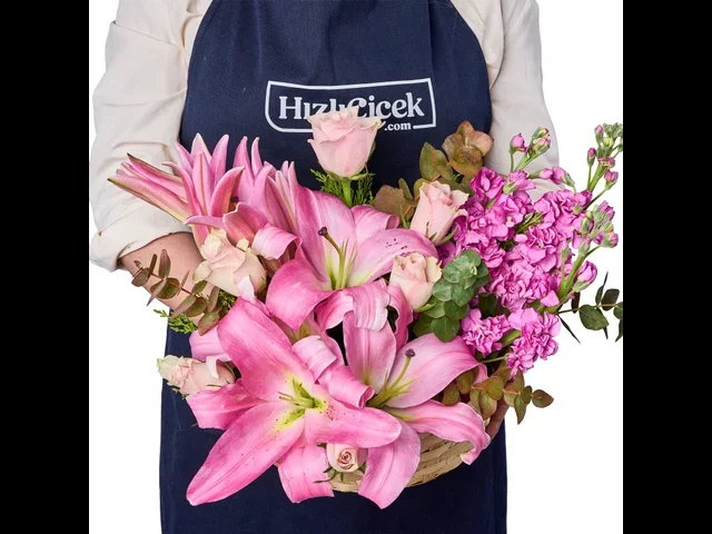 Pink Lilyum Basket - 3