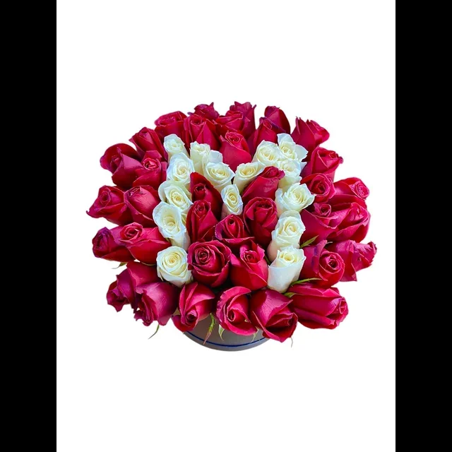 Red & Pearl Rose Box - 2