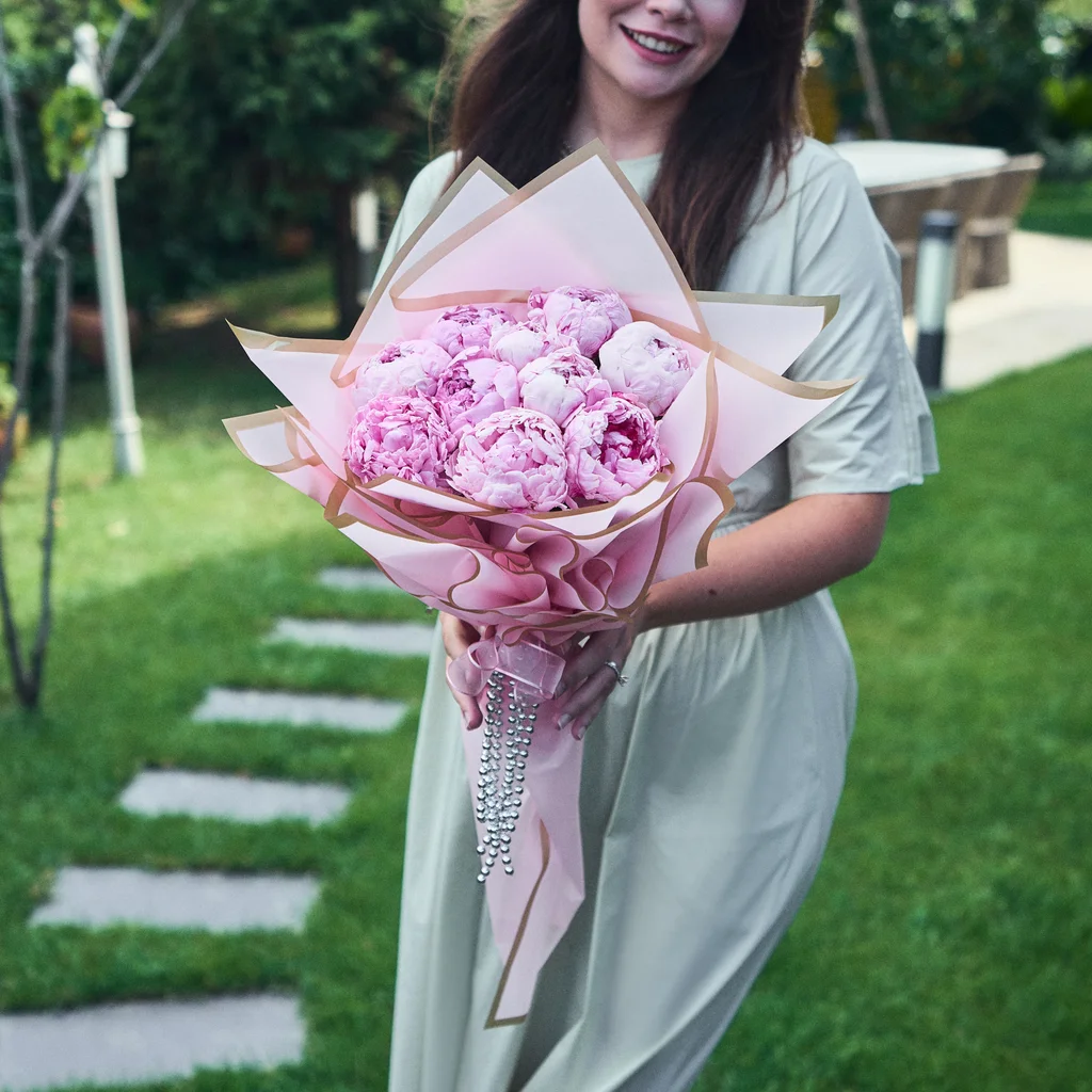 Pembe Şakayık Buketi - 3