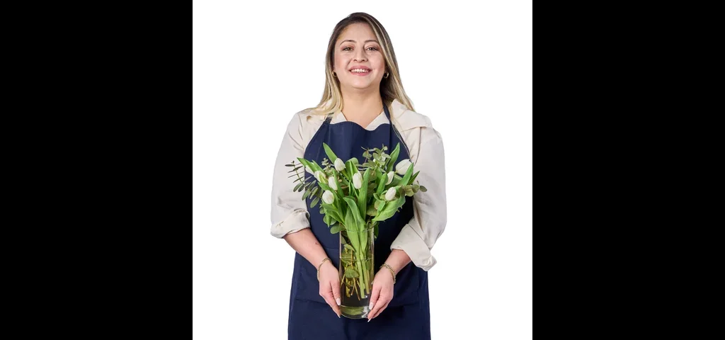 Vazoda Beyaz Laleler