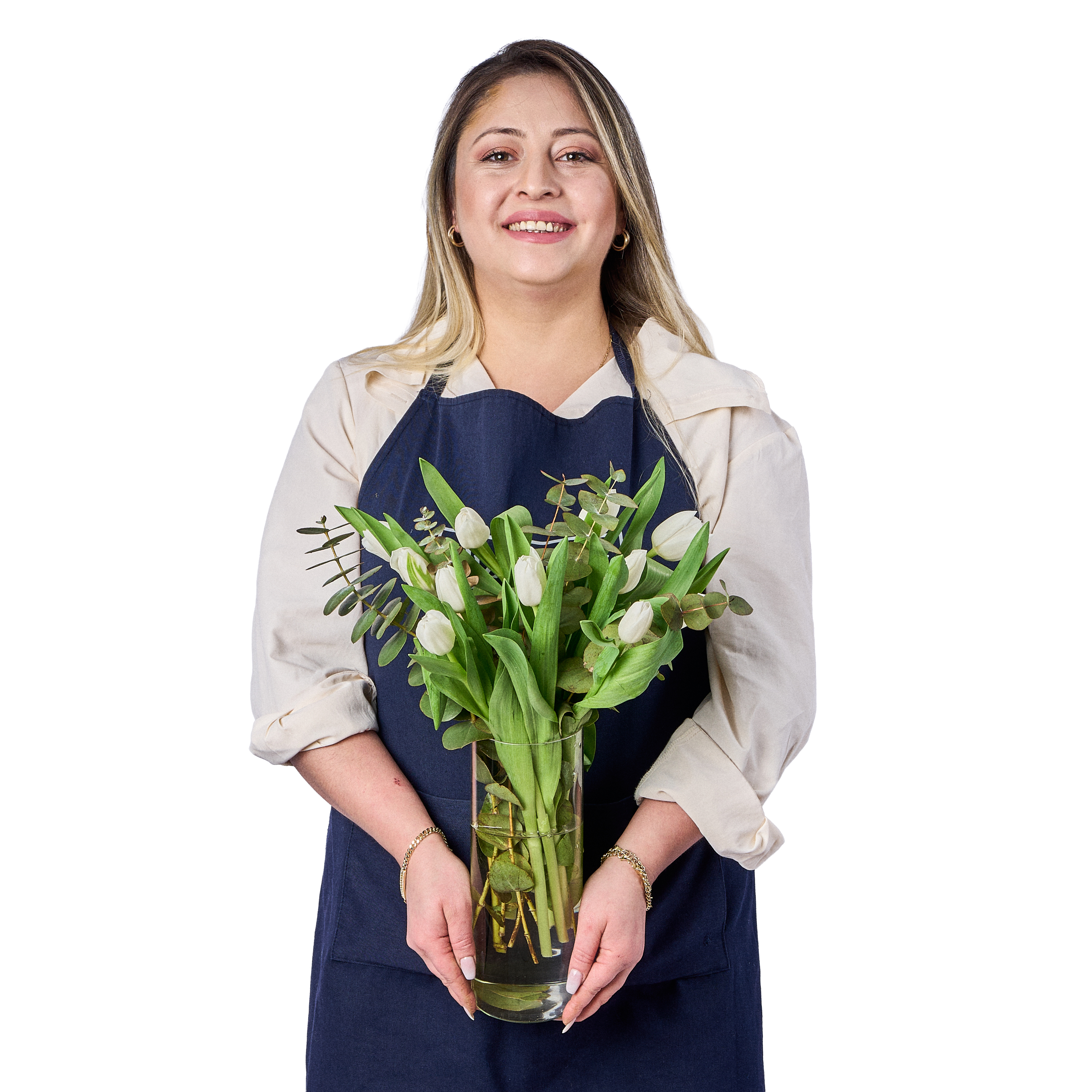 Vazoda Beyaz Laleler - 8