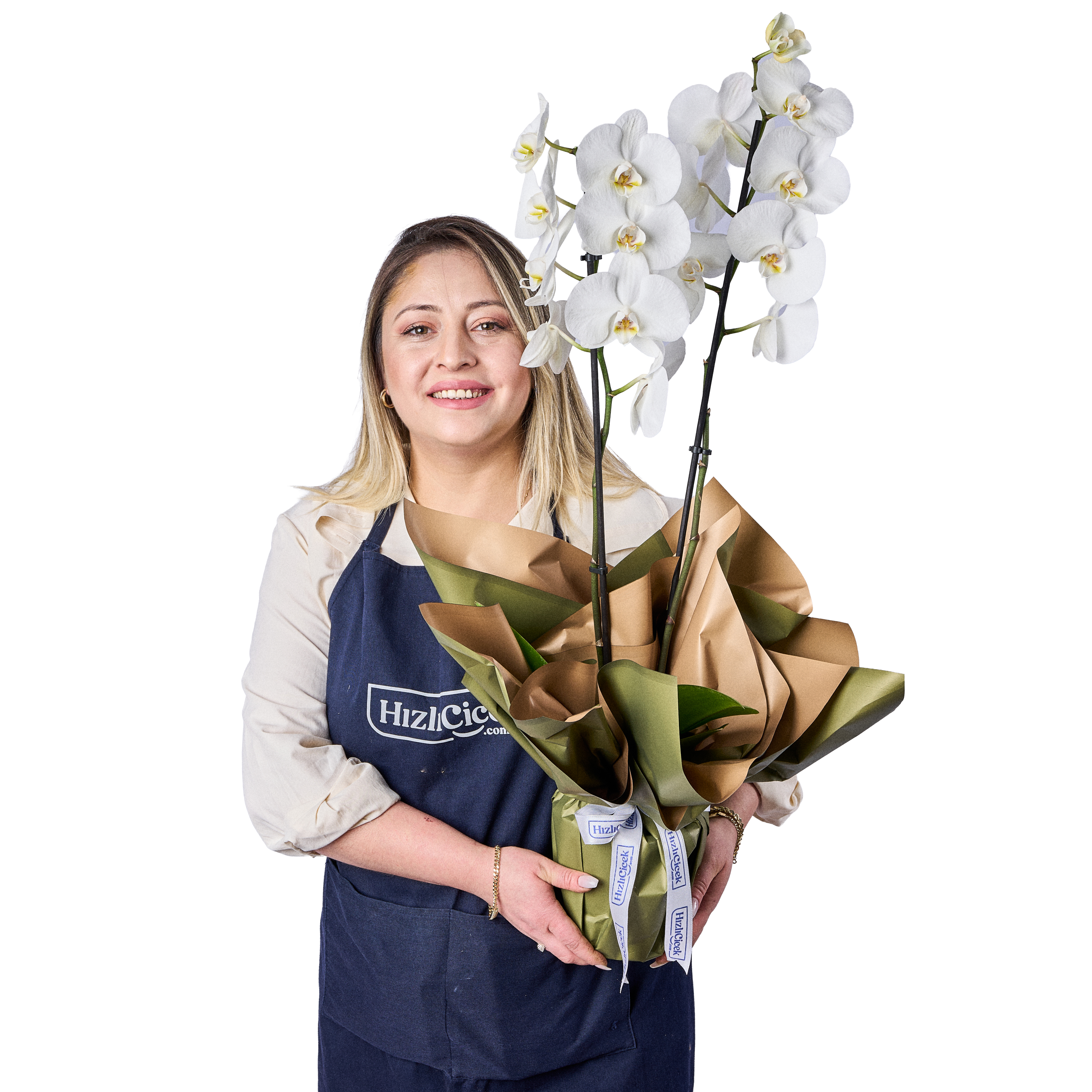 Double White Orkide - 8