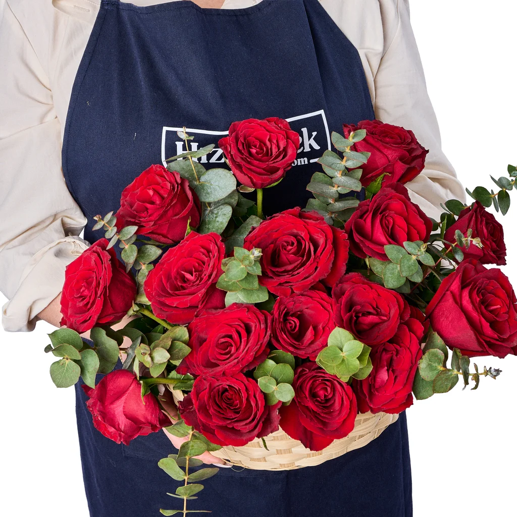 Royal Red Hasır Sepet - 4