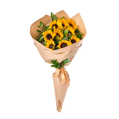 9'lu Ayçiçeği Buketi