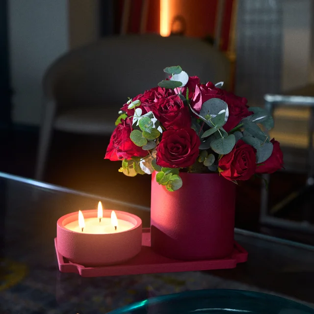 Red Roses and Candle Fantasy