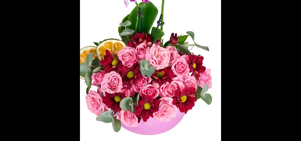 Lux Mini Mor Orkide Aranjmanı - 3