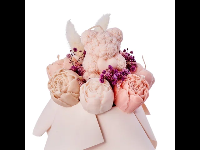 Purple Bear Tasarım Mum Kutusu - 2