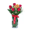 Red Roses Vase