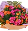 Pink and Orange Love Buket - 2