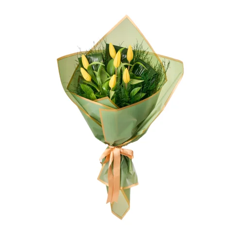 7'li Sarı Lale Buketi
