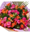 Pink and Orange Love Buket - 3