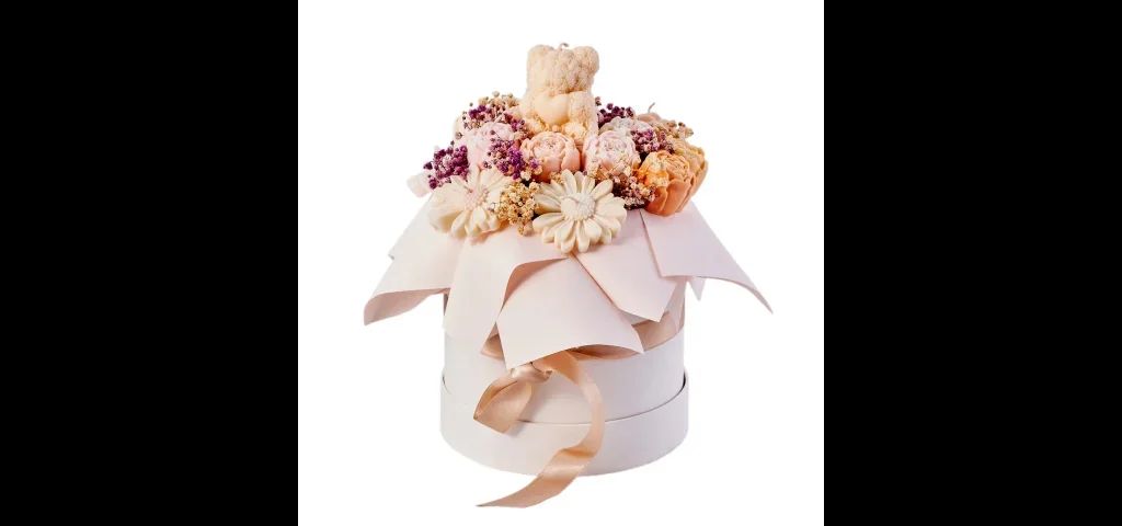 Happy Bear Tasarım Mum Kutusu